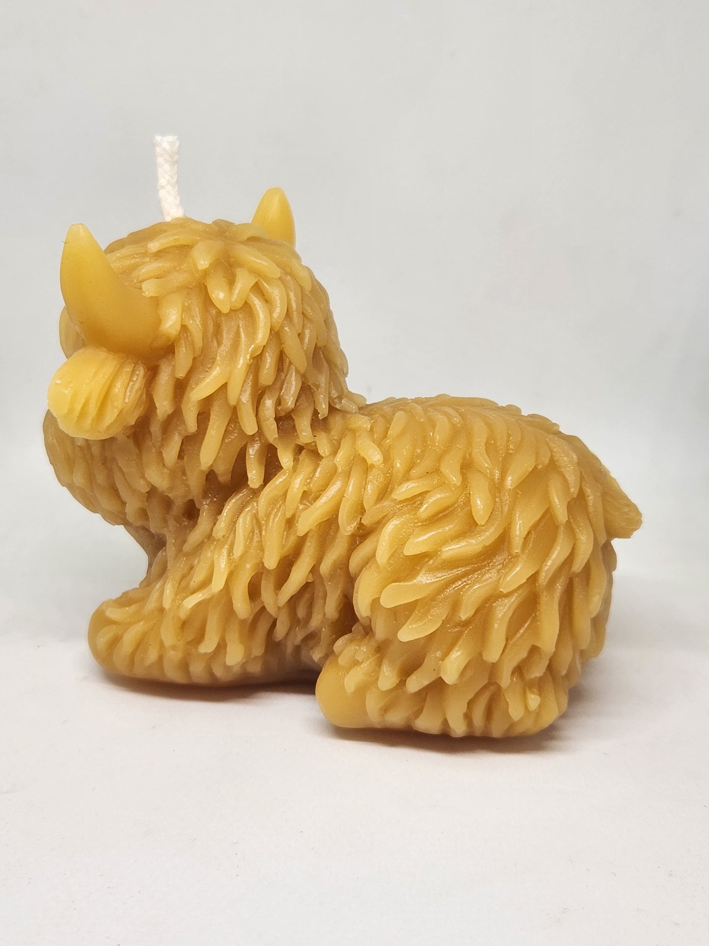 Highland beeswax candle
