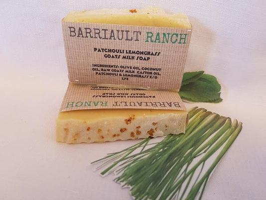 Patchouli Lemongrass Goats Milk SoapSoaps- Barriault Ranch