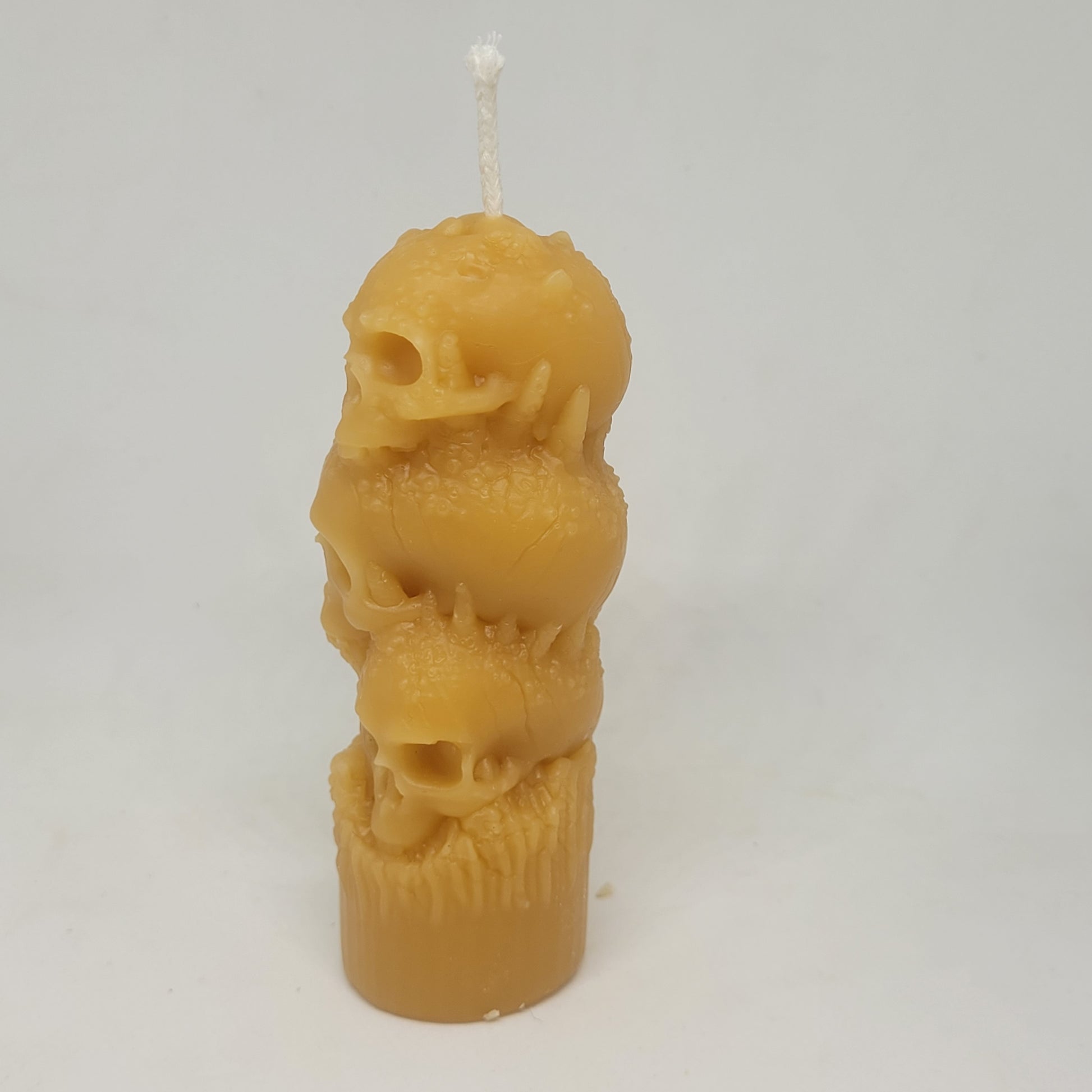 Stacked Skulls Beeswax Candle - Barriault Ranch