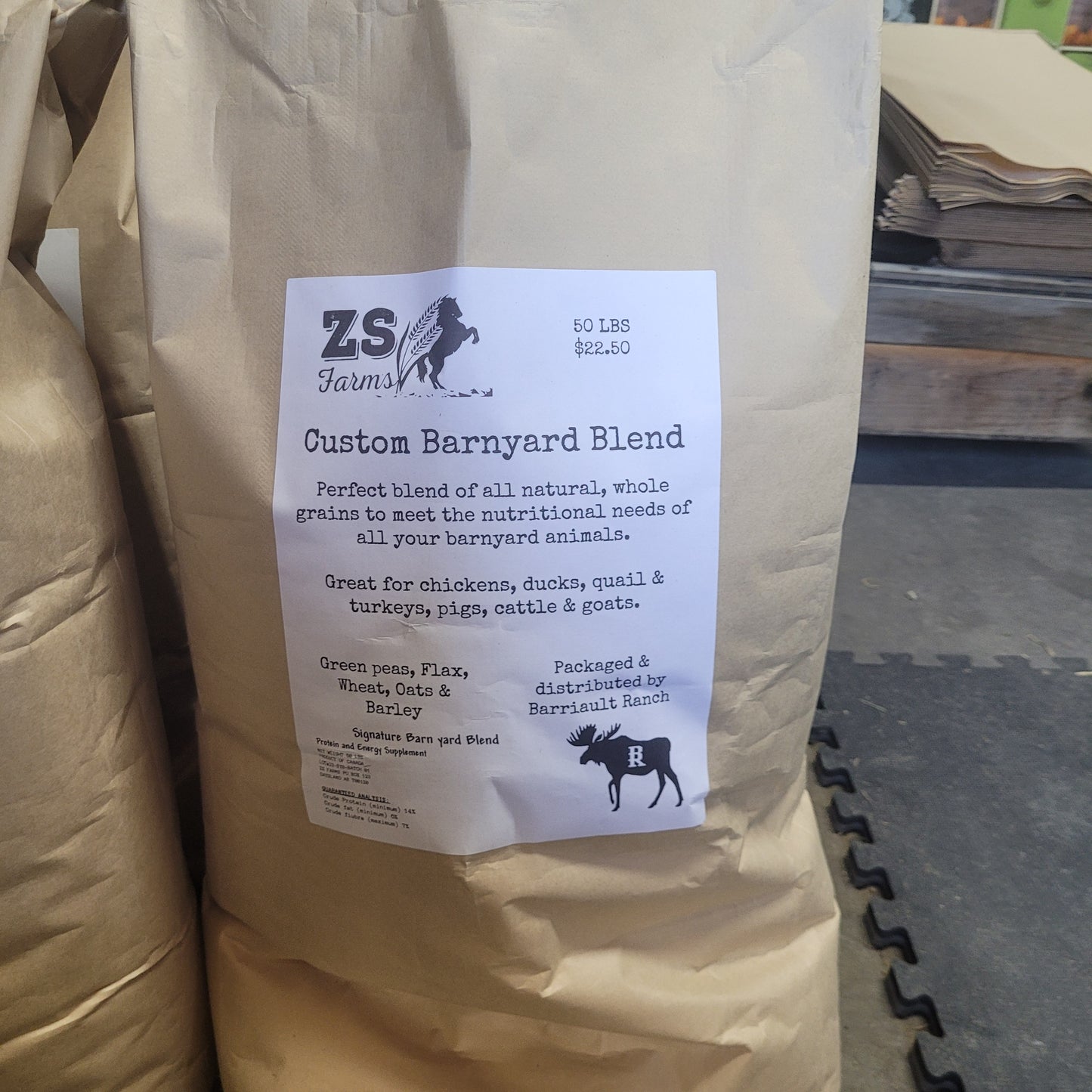 Livestock feed 50 lbs