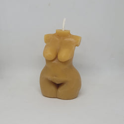 Female physique candle