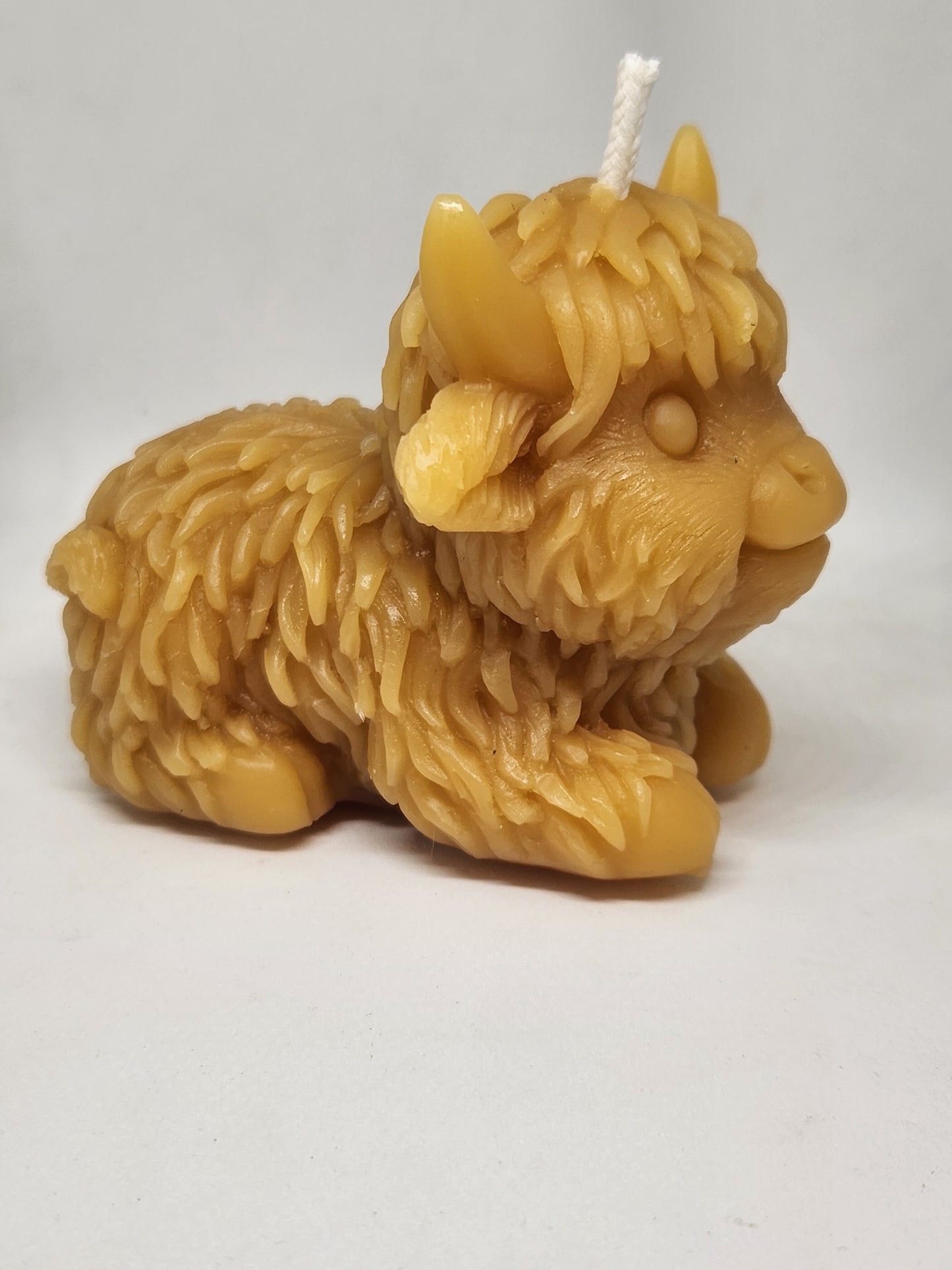 Highland beeswax candle