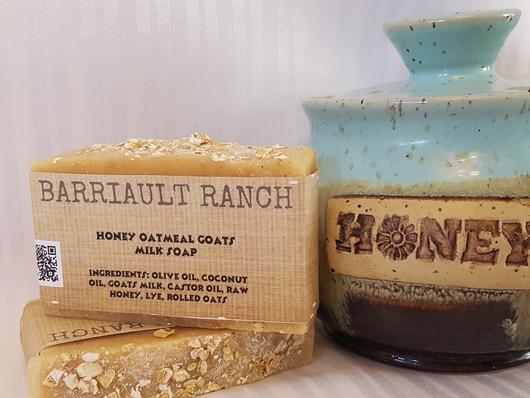 Honey Oatmeal Goats Milk SoapSoaps- Barriault Ranch