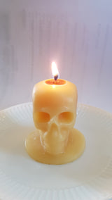 Skull beeswax candleCandles- Barriault Ranch