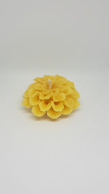 Dahlia Beeswax candle - 3" x 1.5"Candles- Barriault Ranch