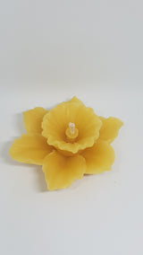 Daffodil Beeswax Candle - 4" x 2"Candles- Barriault Ranch