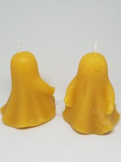Ghost beeswax candleCandles- Barriault Ranch