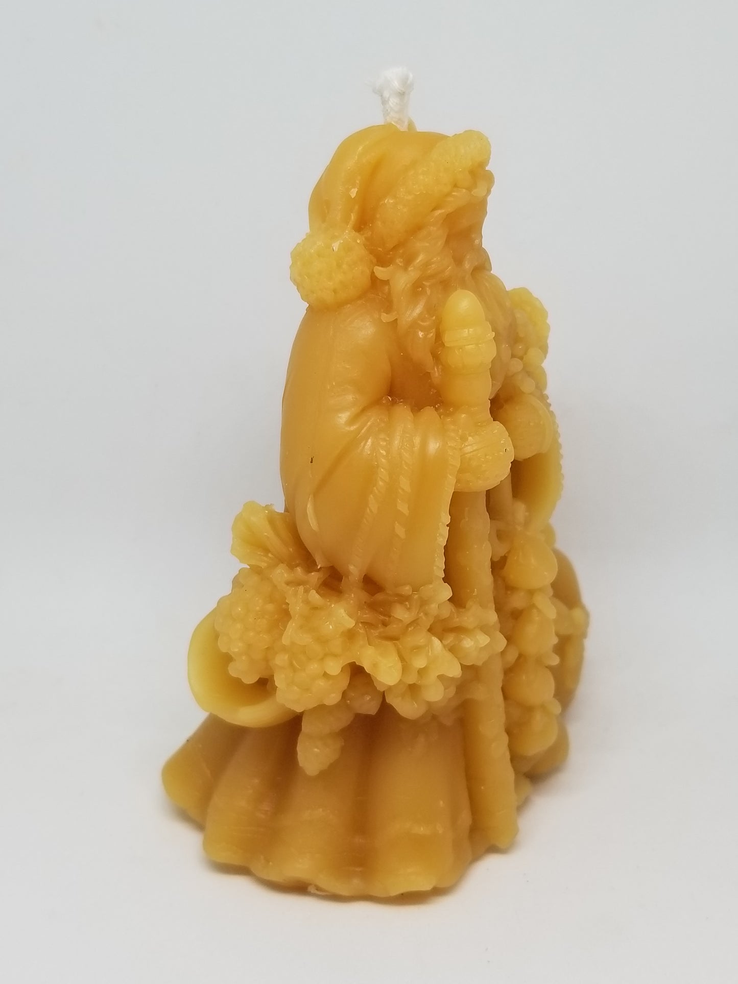 Father Christmas Beeswax Candle - 4"h x 3"w x 2"dCandles- Barriault Ranch