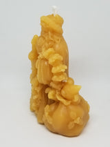 Father Christmas Beeswax Candle - 4"h x 3"w x 2"dCandles- Barriault Ranch