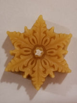 Snowflake Beeswax CandleCandles- Barriault Ranch