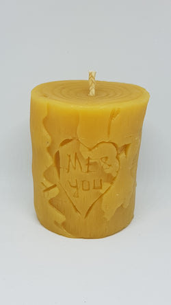 Me & You Pure beeswax candleCandles- Barriault Ranch